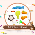 Gato interactivo del juguete del juguete del gato de la pluma del más nuevo diseño
